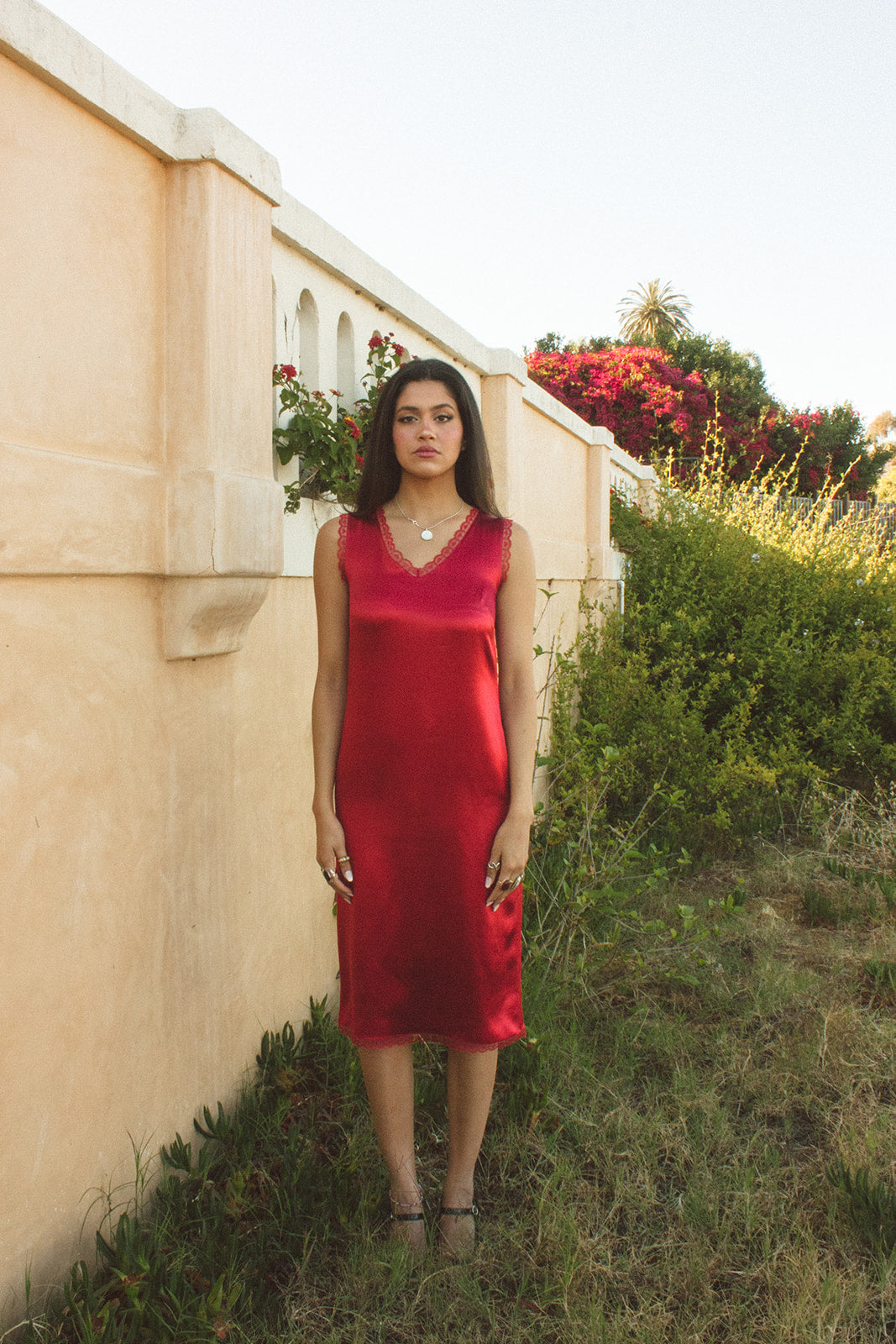 California Valentine Silk Dress – MILLE